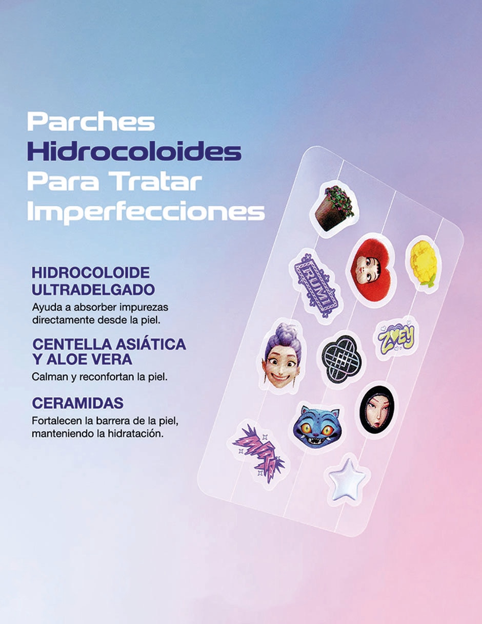 Mascarilla facial kdh ultra-thin spot cover patch pouch para acné anua 6