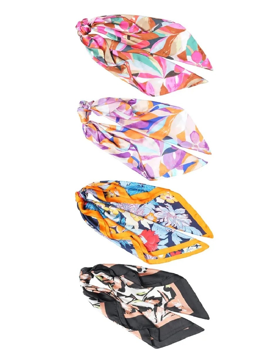 Kit pashmina de seda para mujer