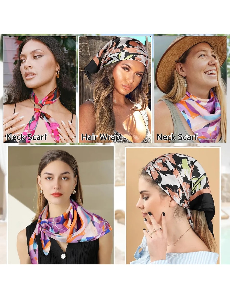 Kit pashmina de seda para mujer