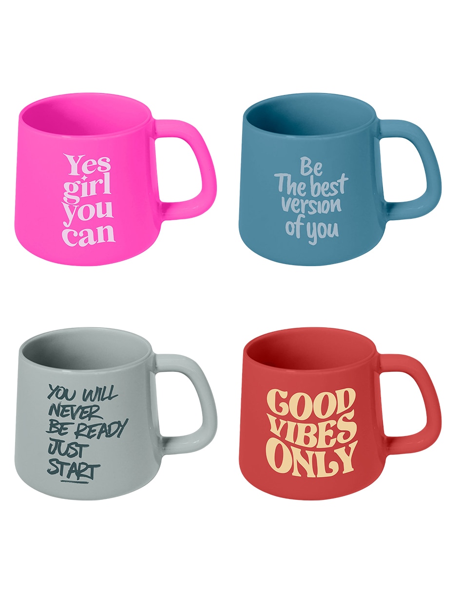 Taza clásica 4 piezas