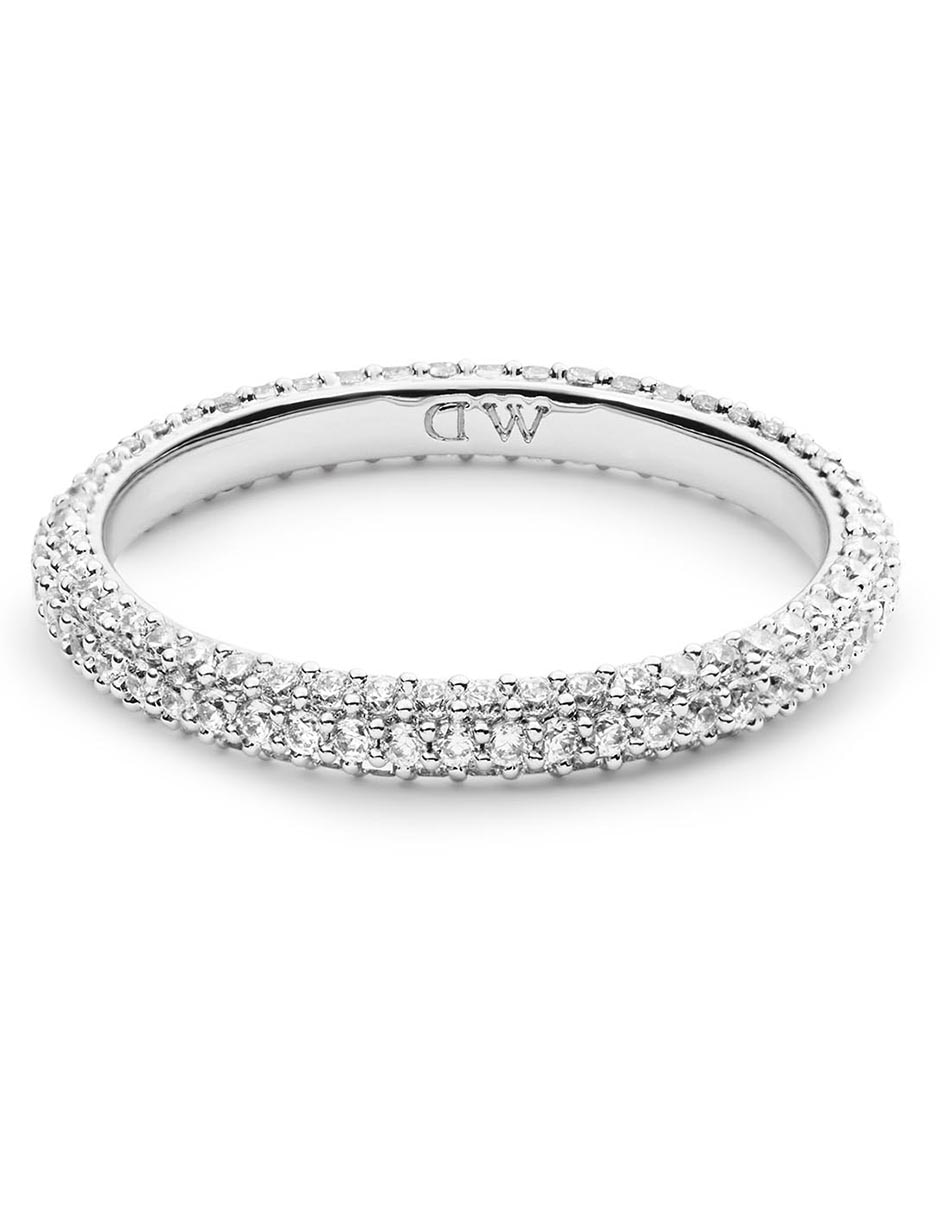 Anillo zirconia cúbica brillante