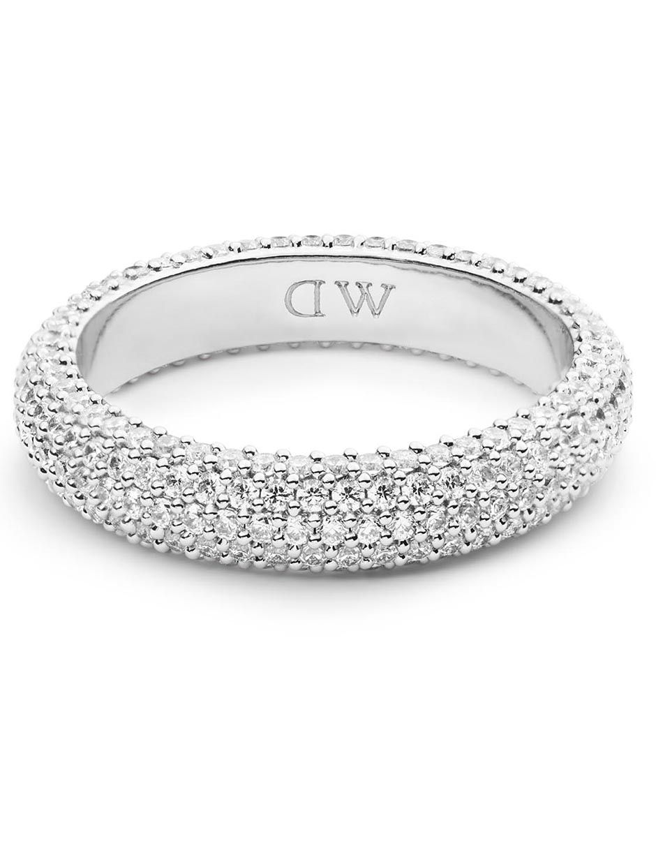 Anillo zirconia cúbica brillante
