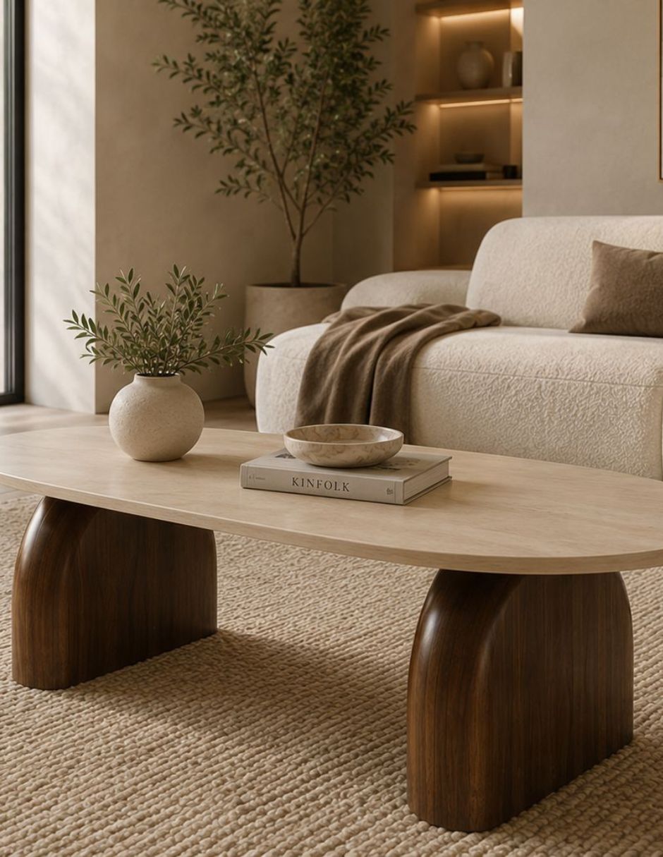 Mesa de centro de madera pino 3