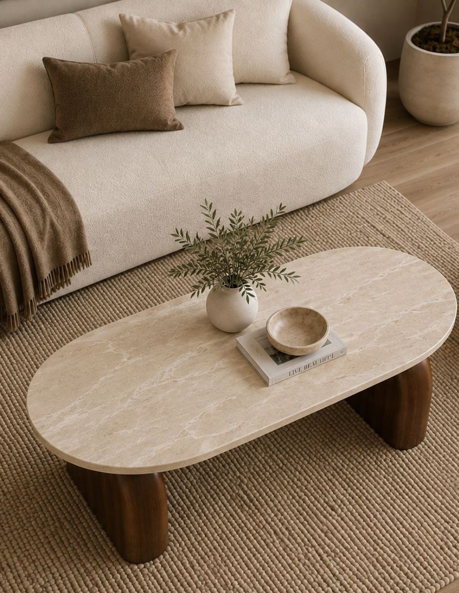Mesa de centro de madera pino 2