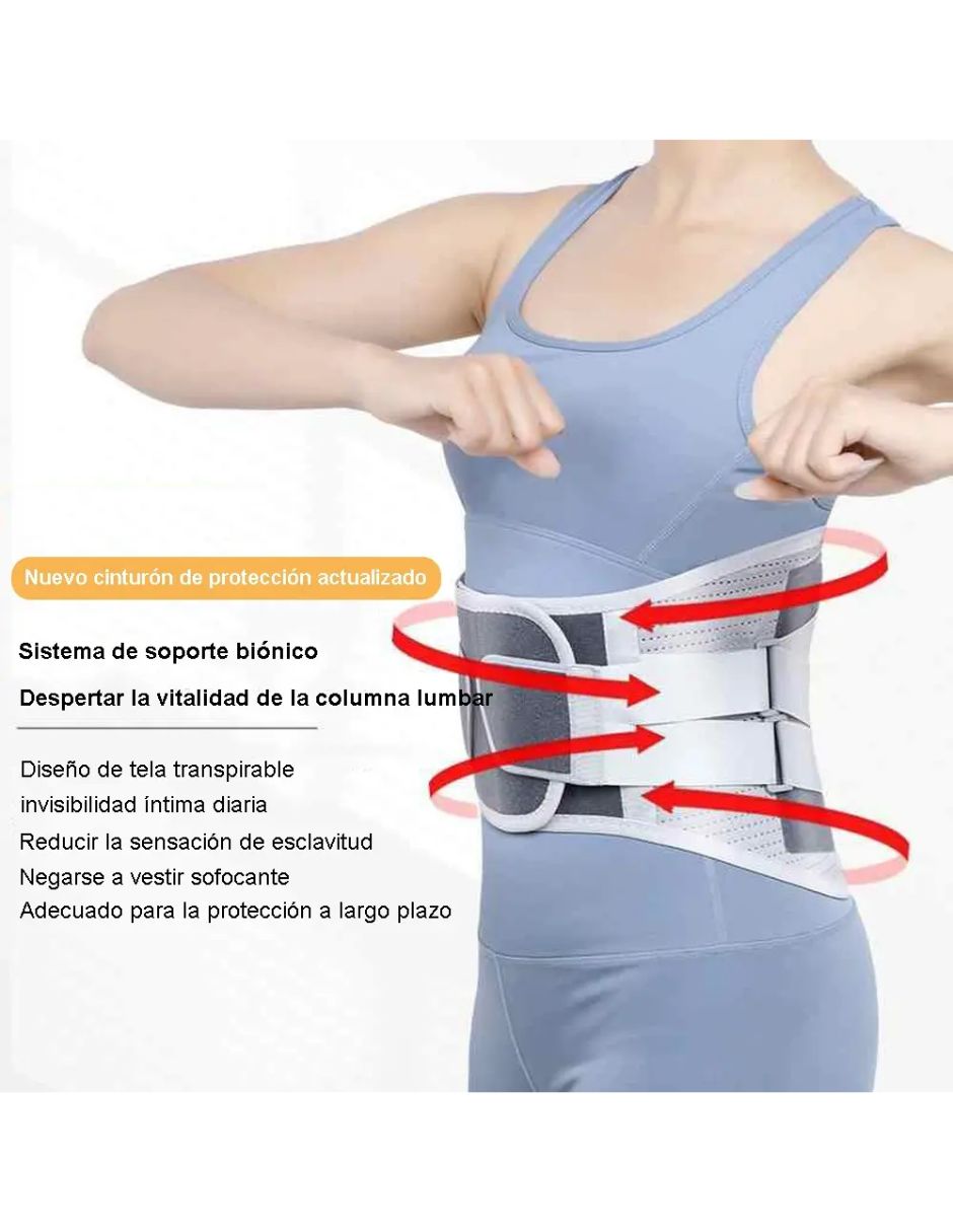 Faja cinturilla con compresión alta unisex