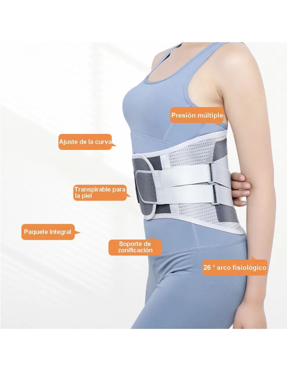 Faja cinturilla con compresión alta unisex