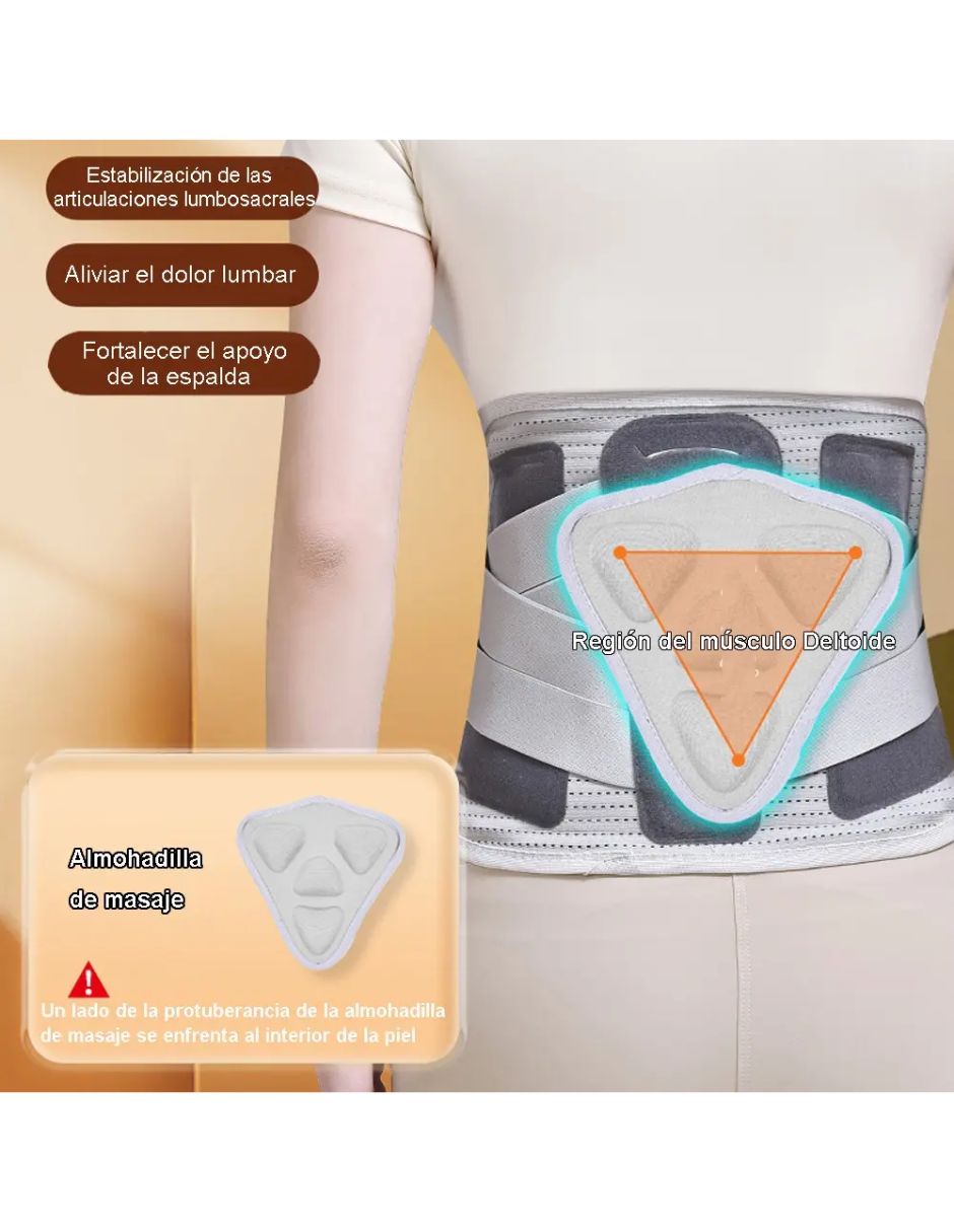 Faja cinturilla con compresión alta unisex