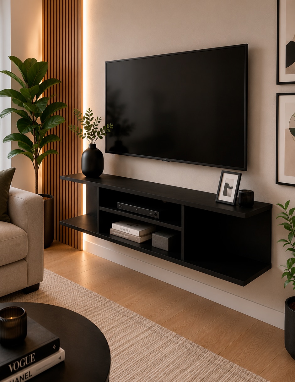Mueble flotante para tv de mdp 2