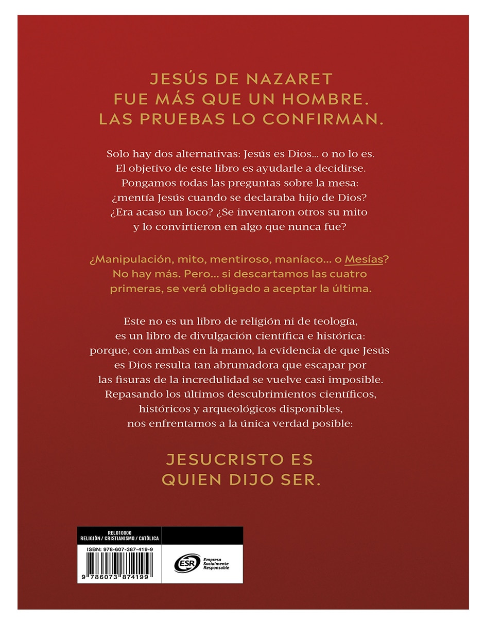 Libro Las Evidencias De Que Jesús Es Dios-José Carlos González-Hurtado De José Carlos González-Hurtado 2