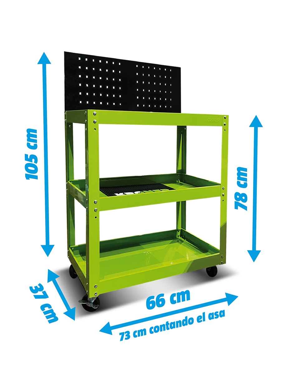 Carro de servicio interior y exterior metal