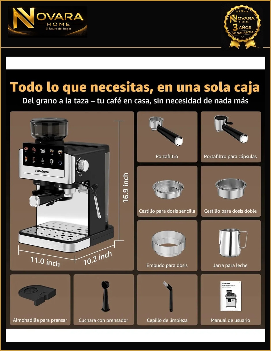 Cafetera con molino 5