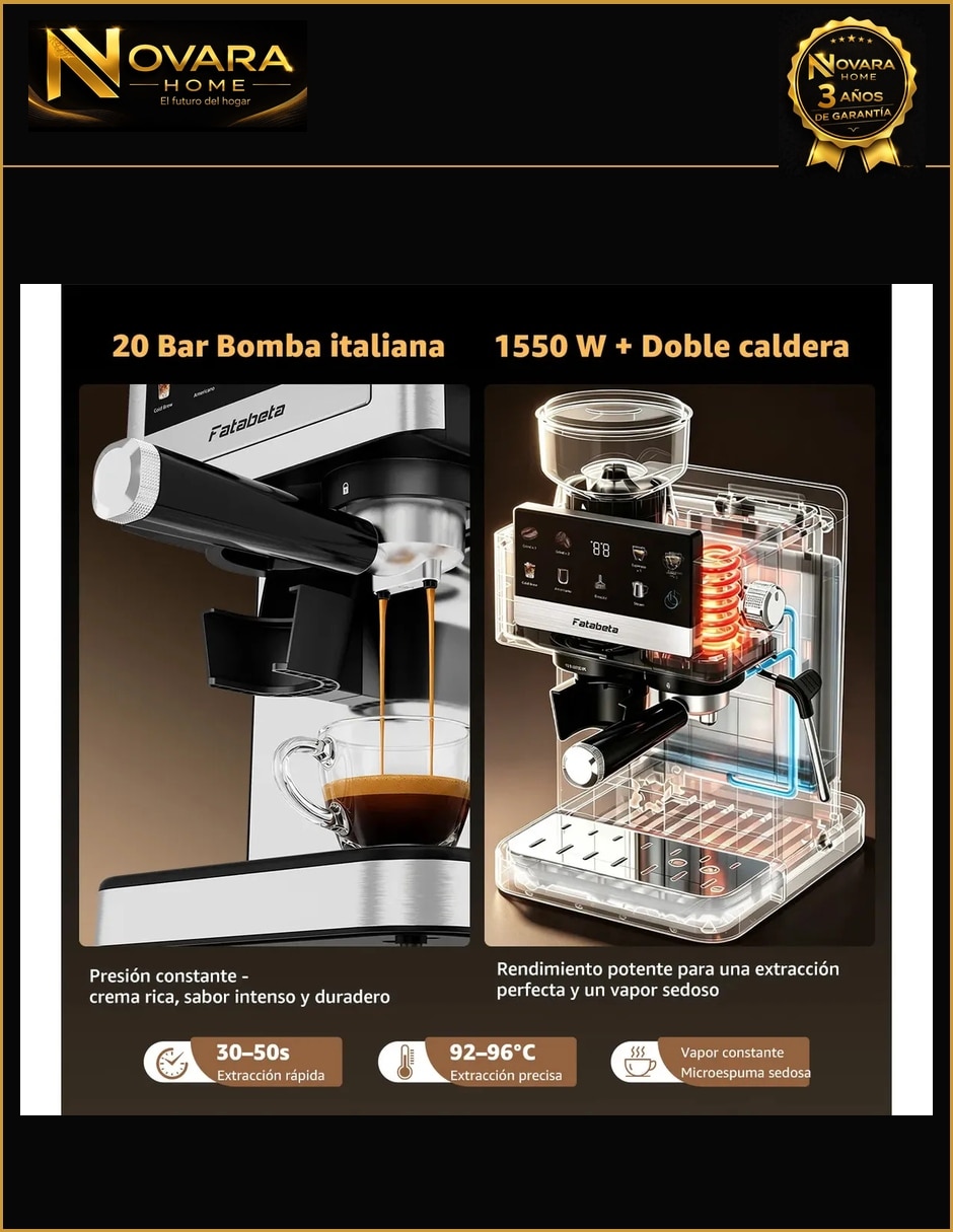 Cafetera con molino