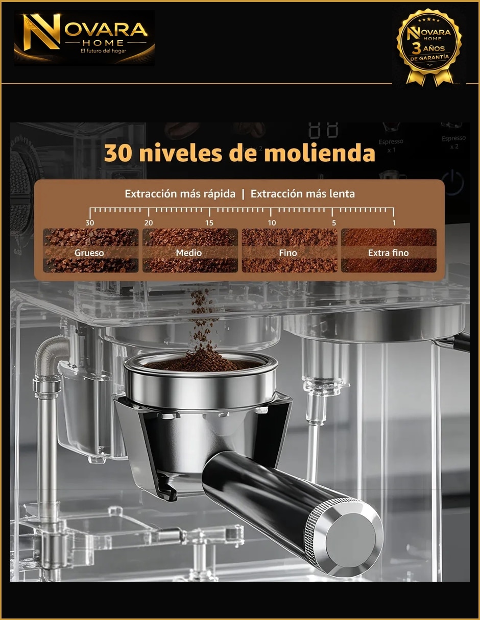 Cafetera con molino 8