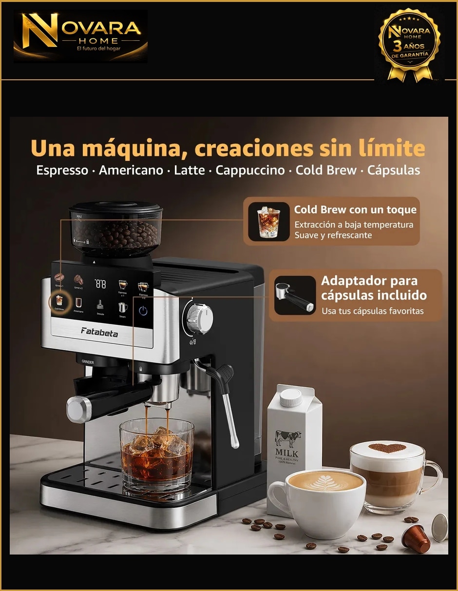 Cafetera con molino 10