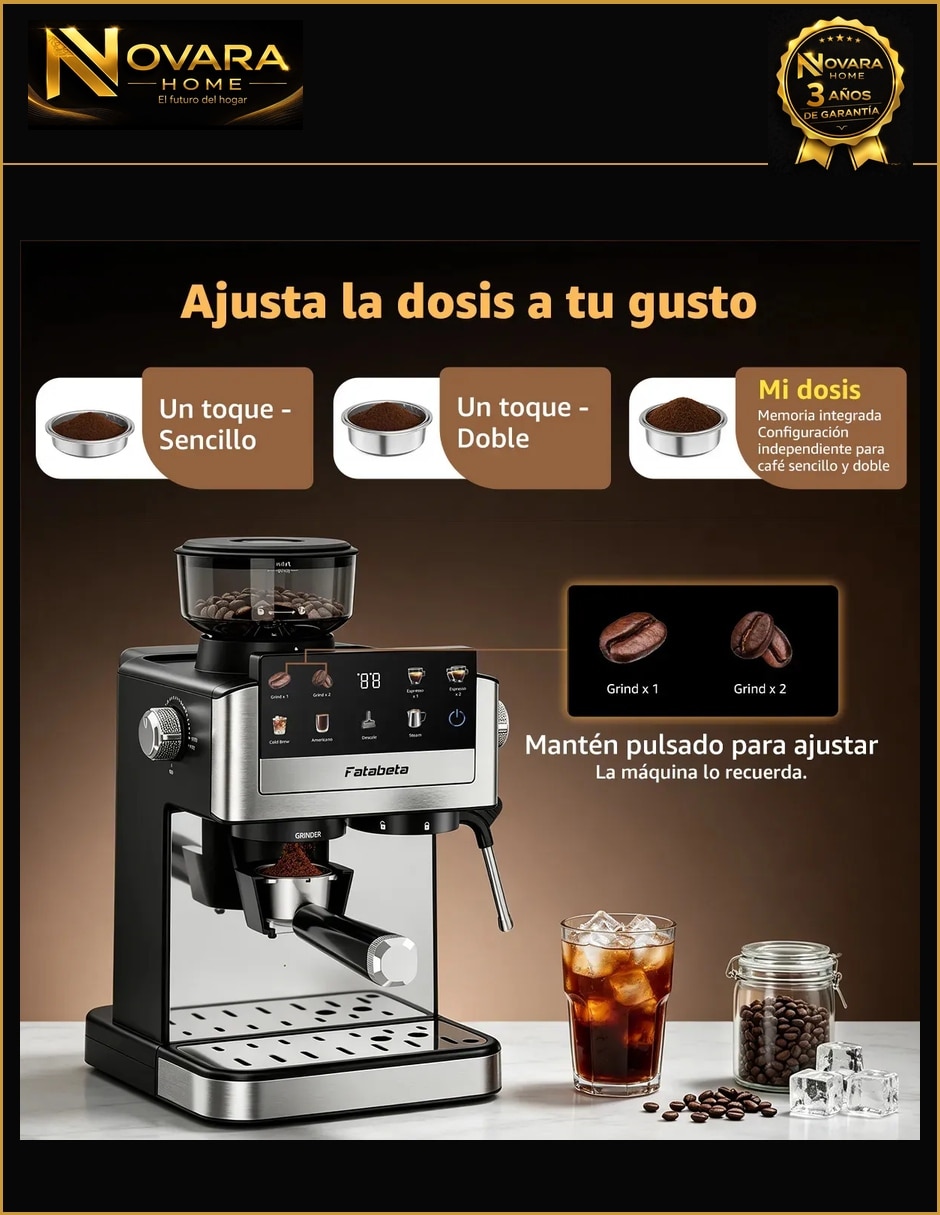 Cafetera con molino 6