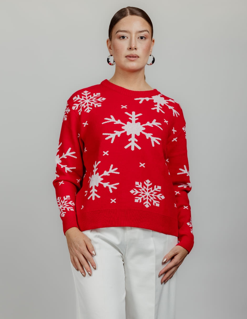Suéter cuello redondo para mujer Suéter cuello redondo para mujer