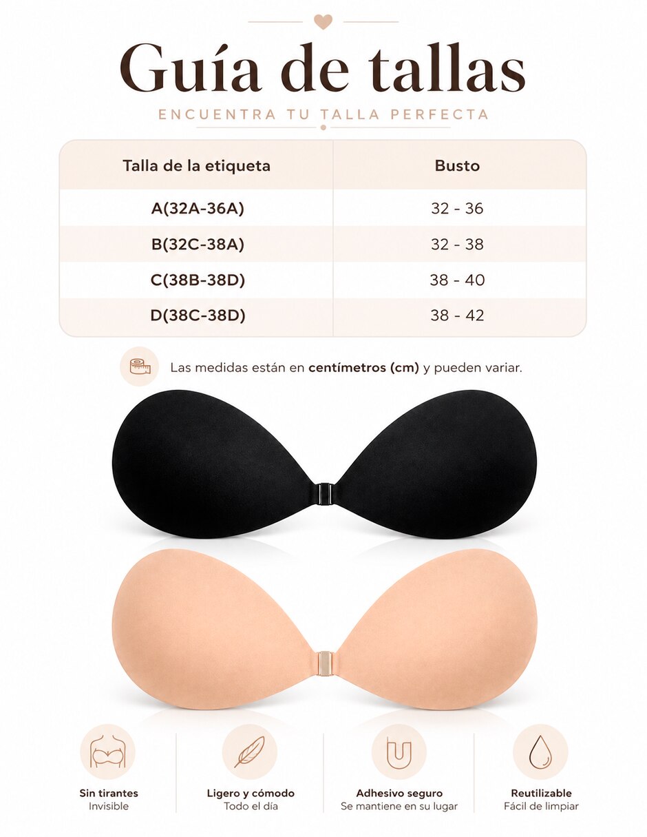 Brassiere invisible para mujer 5