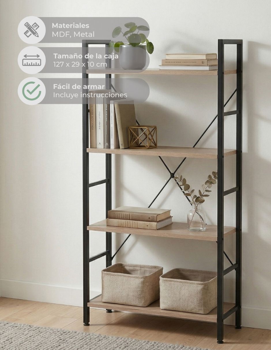 Librero armable de mdf 3