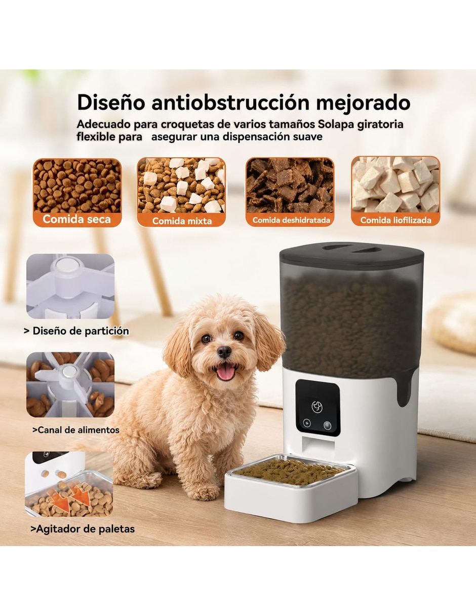Alimentador automático para mascota