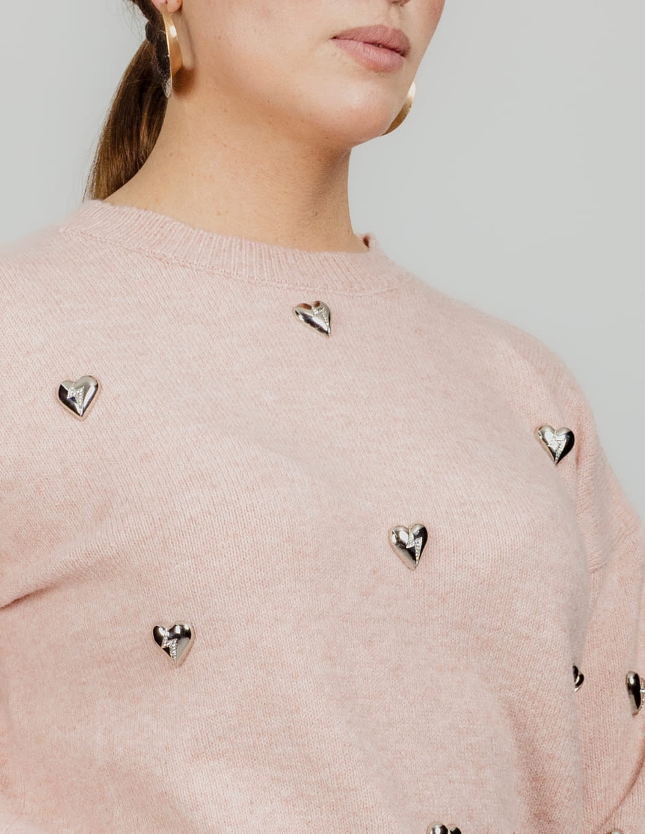 Suéter cuello redondo para mujer 5