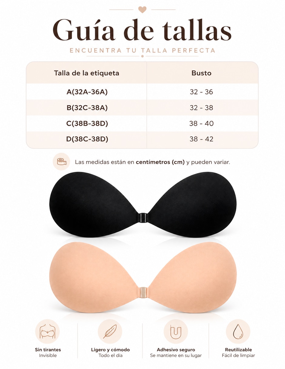 Brassiere invisible para mujer 5