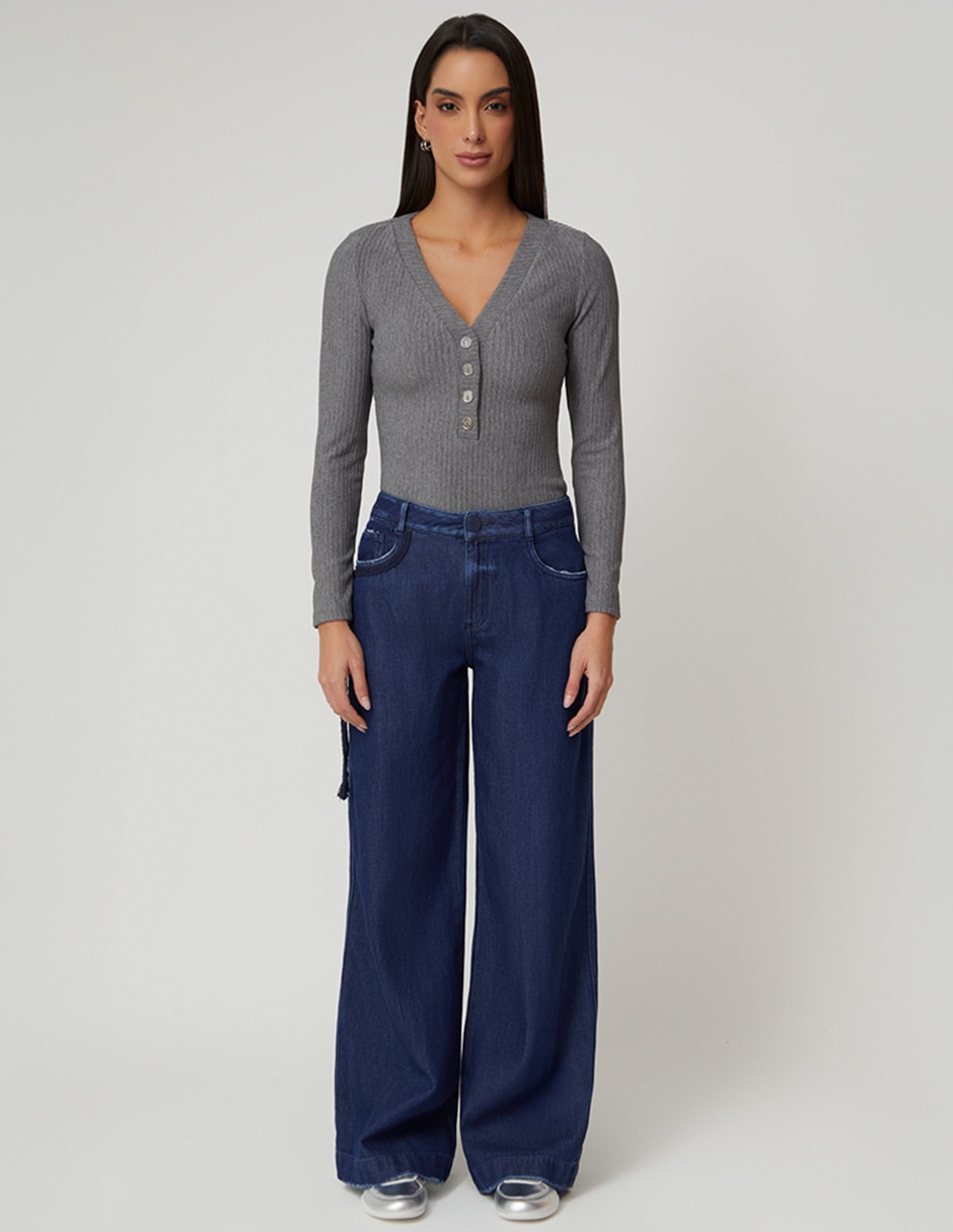 Blusa manga larga para mujer 5