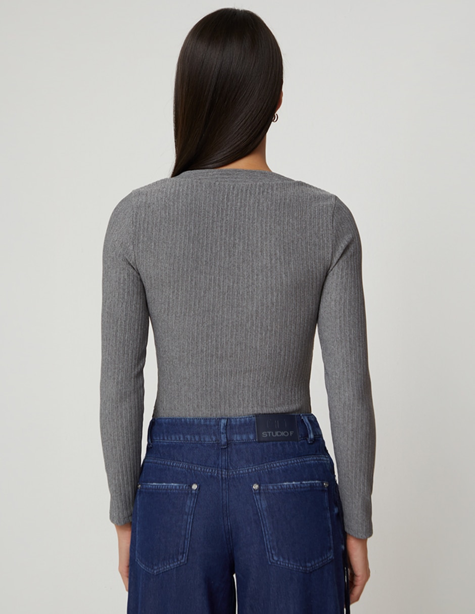 Blusa manga larga para mujer 3