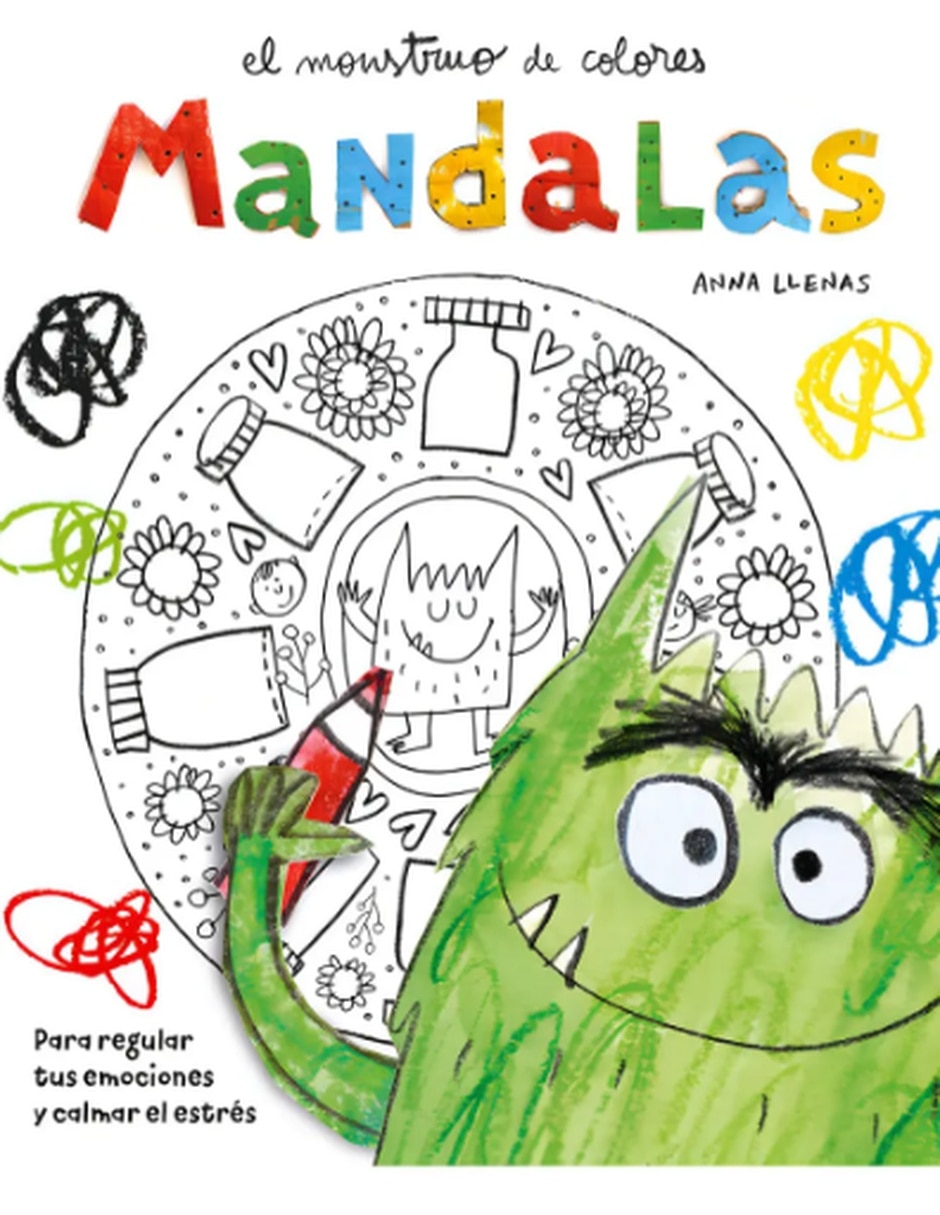 Libro El Monstruo De Colores- Mandalas De Llenas Serra Anna