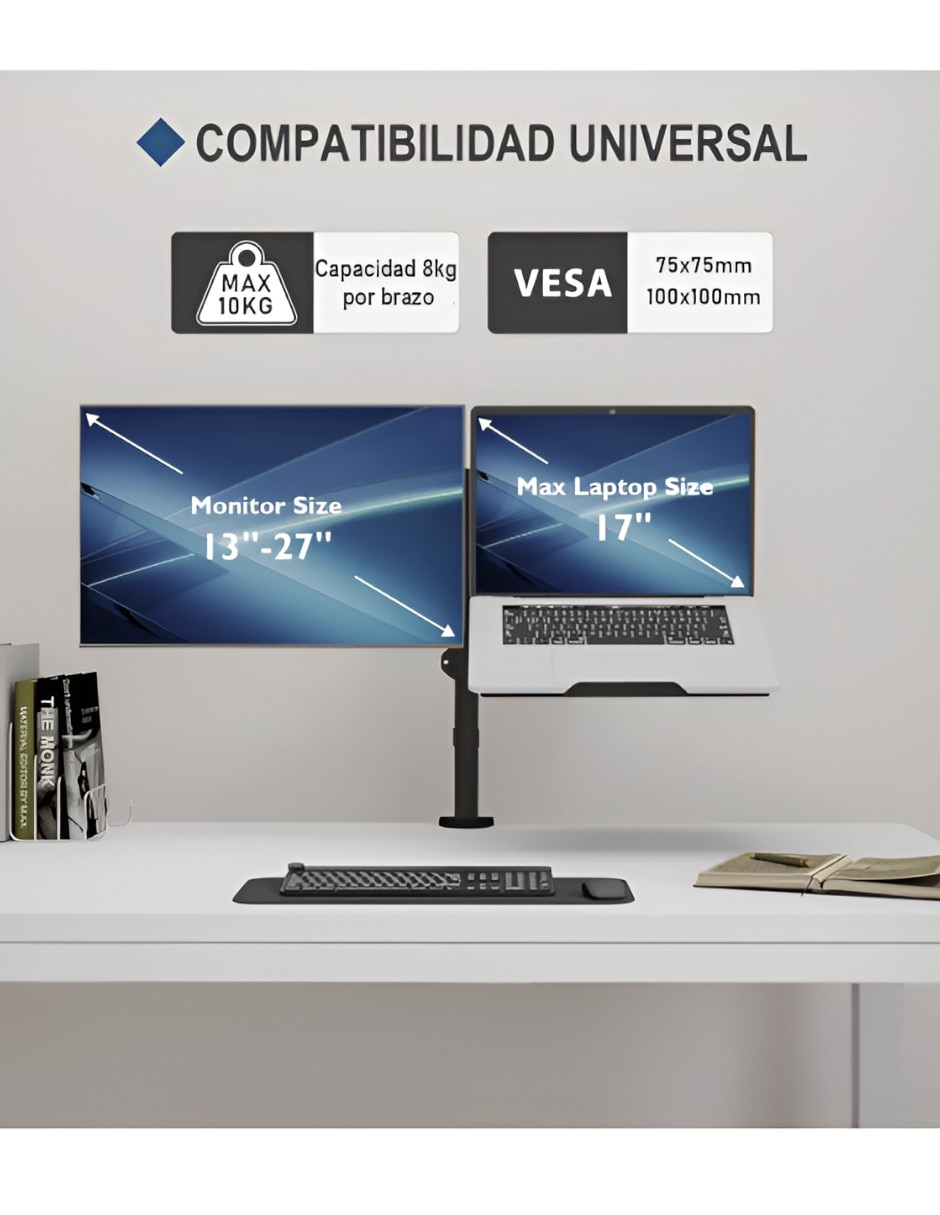 Soporte para monitor Articulado 17 - 30 pulgadas 3