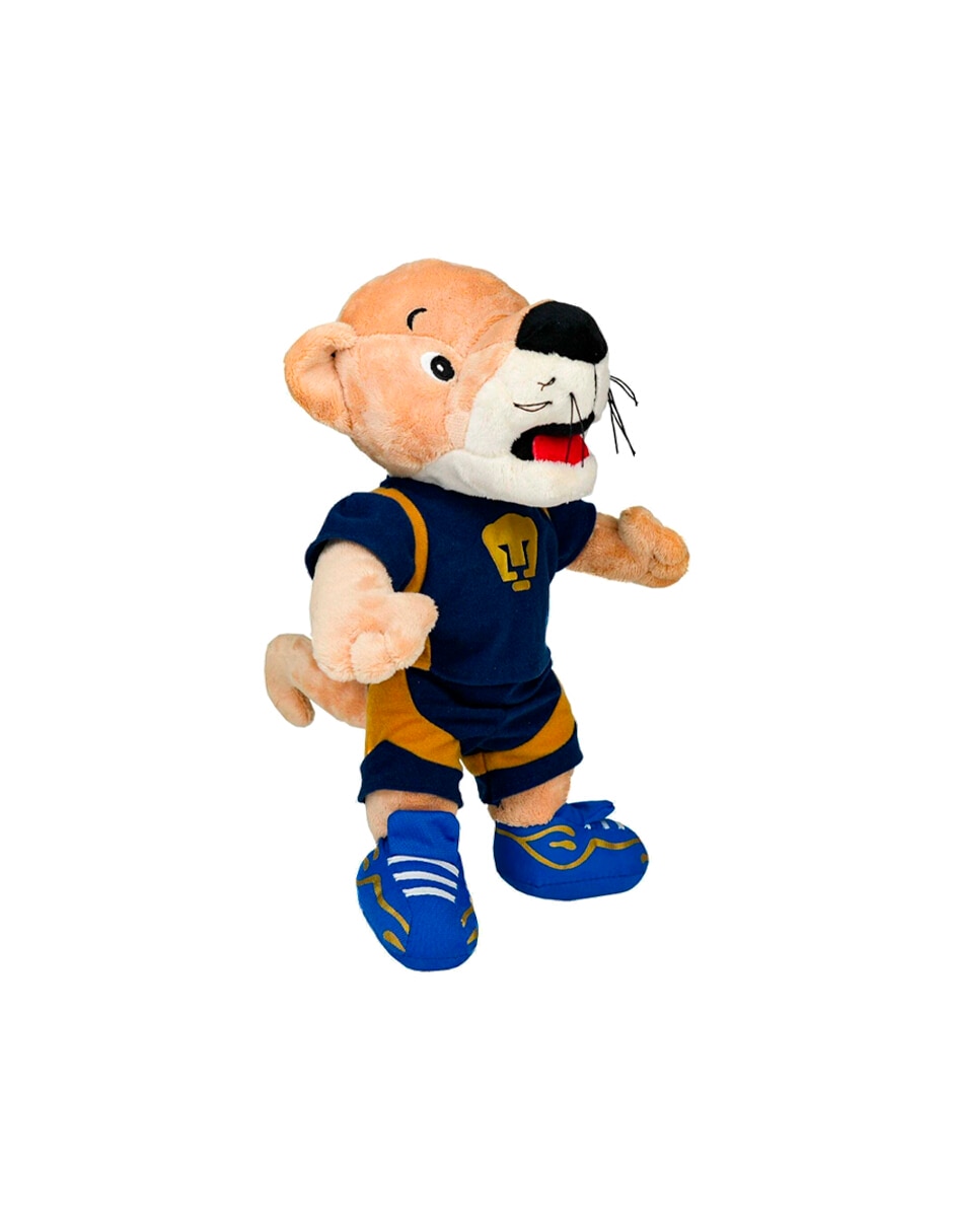 Peluche de Puma mascota de Futbol Pumas Goyo con sonido