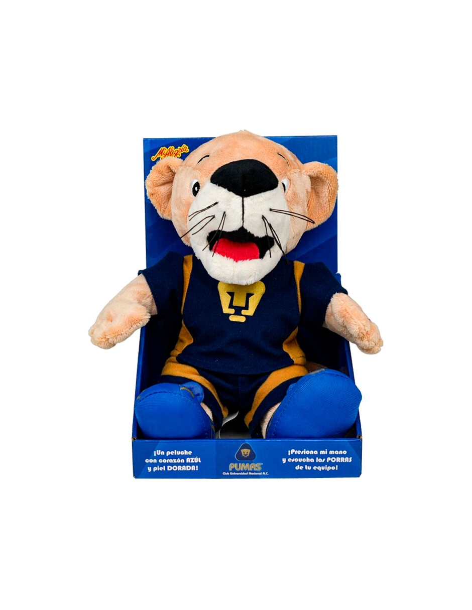 Peluche de Puma mascota de Futbol Pumas Goyo con sonido 3