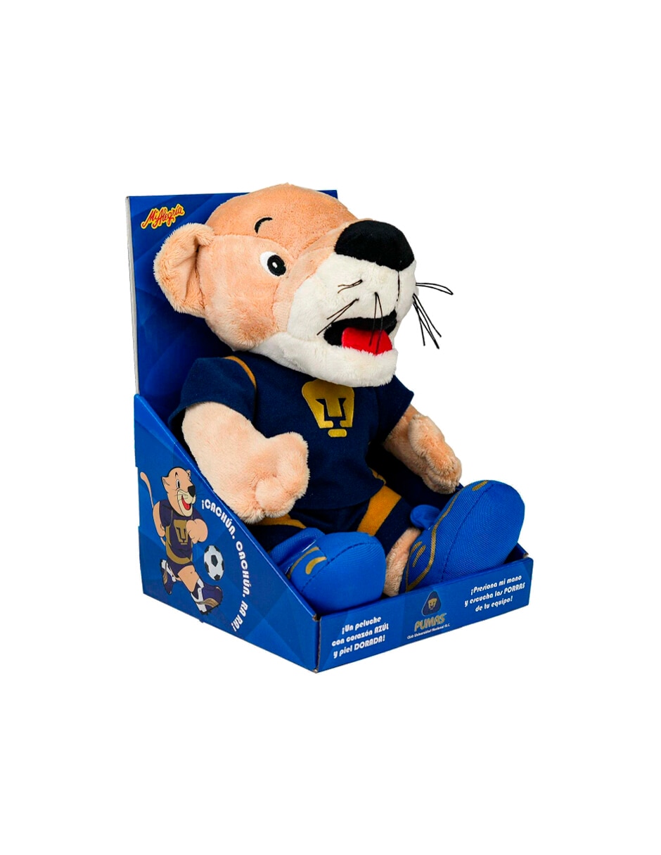 Peluche de Puma mascota de Futbol Pumas Goyo con sonido 2