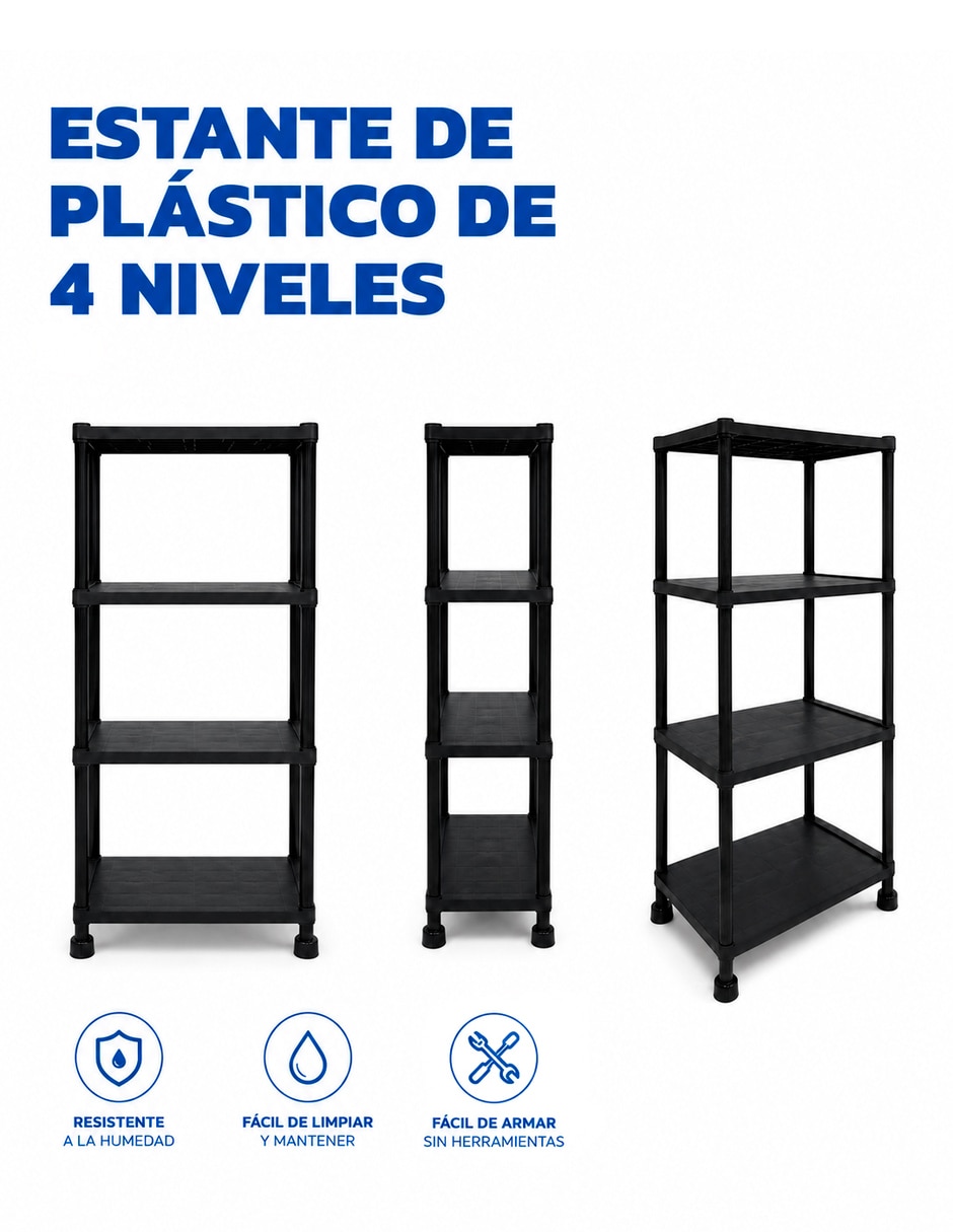 Estante de plástico ES4N1205035PNE 8