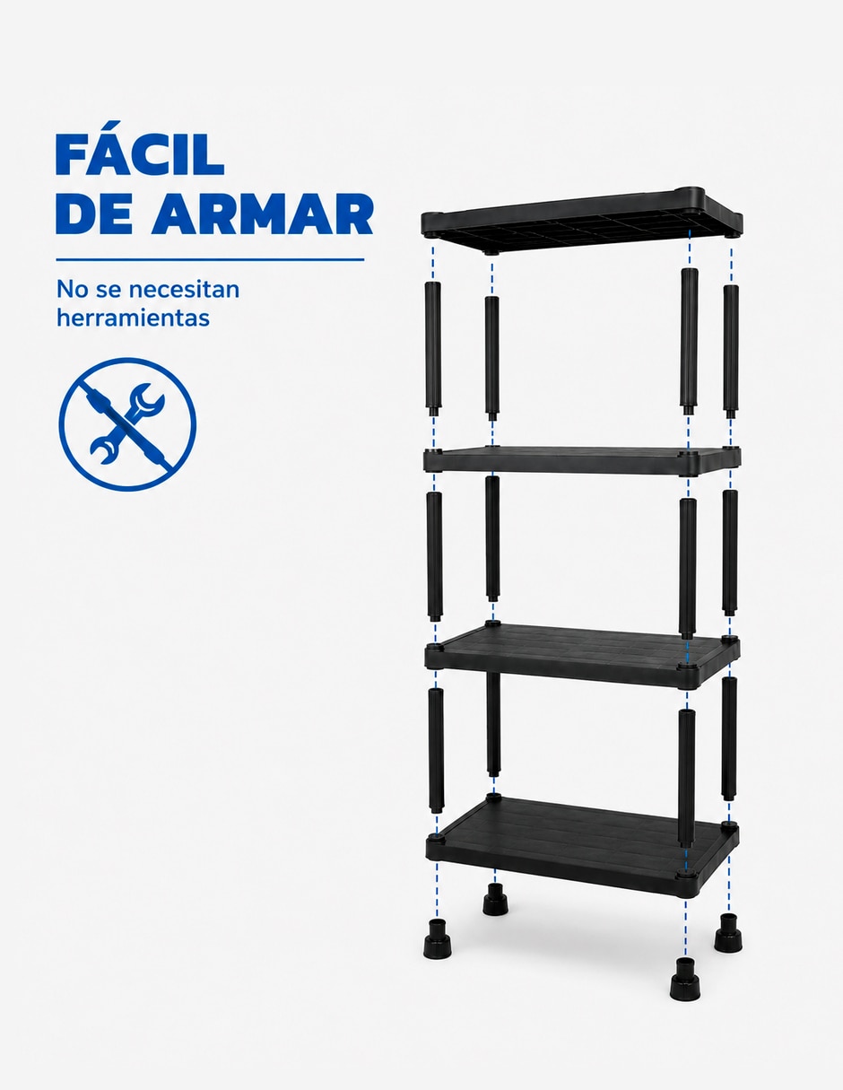 Estante de plástico ES4N1205035PNE 2