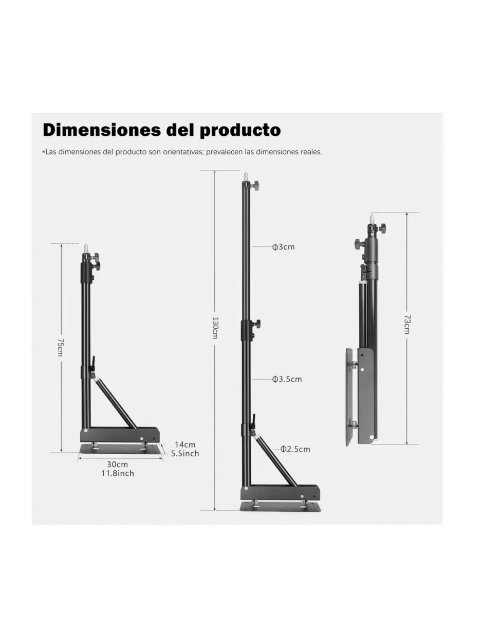 Soporte para estantes de aluminio 5