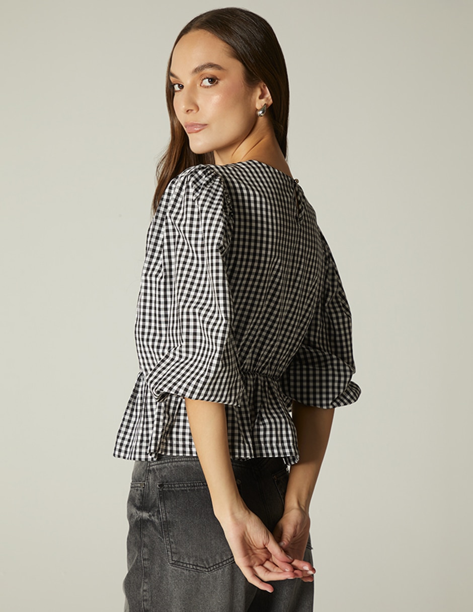 Blusa manga 3/4 para mujer 3