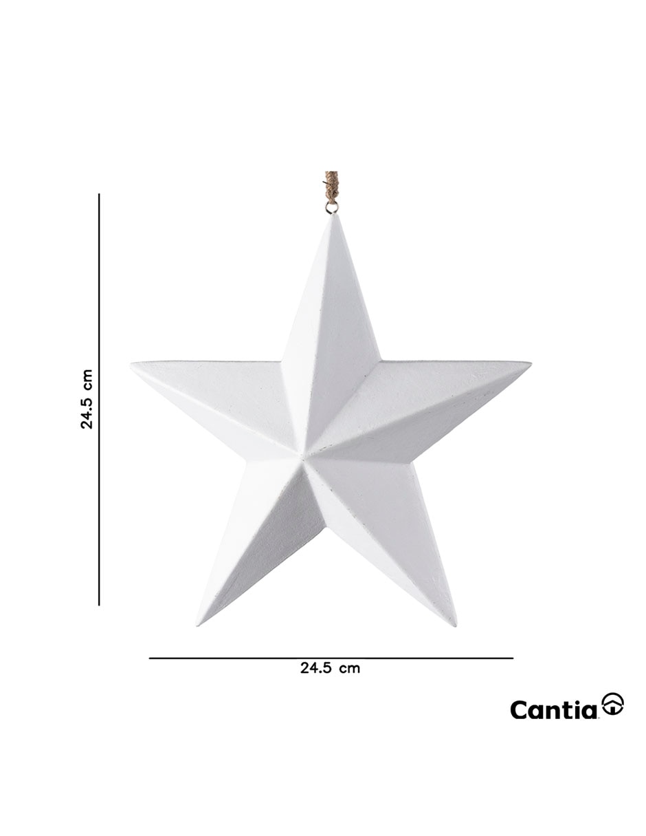 Colgante decorativo estrella 5