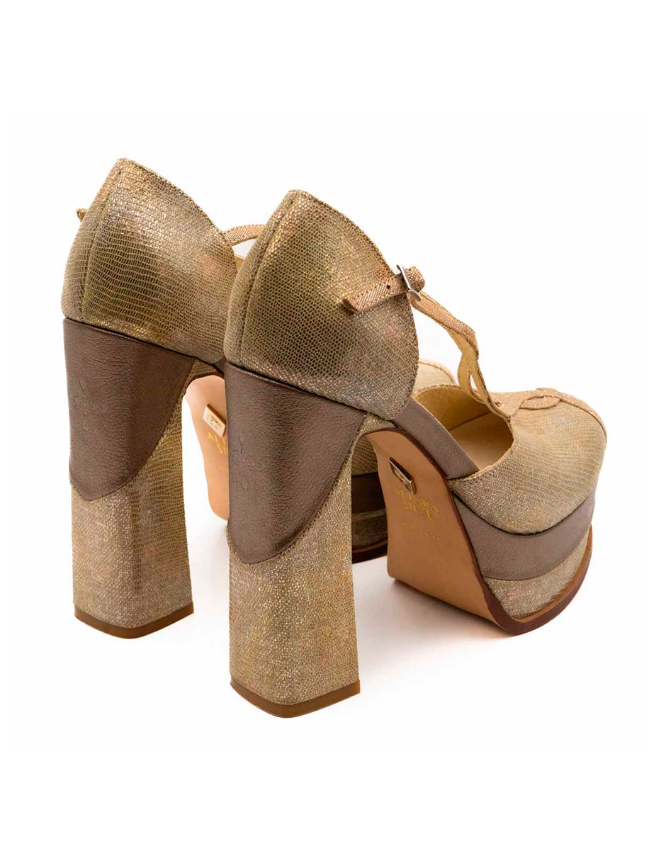 Zapatilla de piel 3