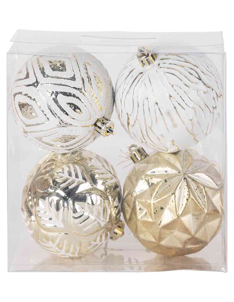Set de esfera navideña con 8 piezas