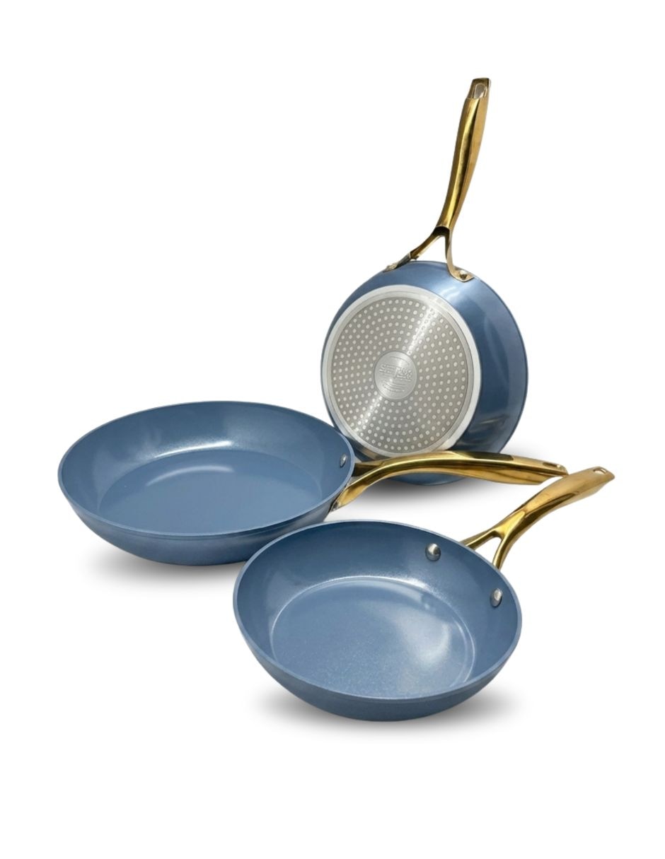 Set de sartenes de aluminio forjado 2 piezas
