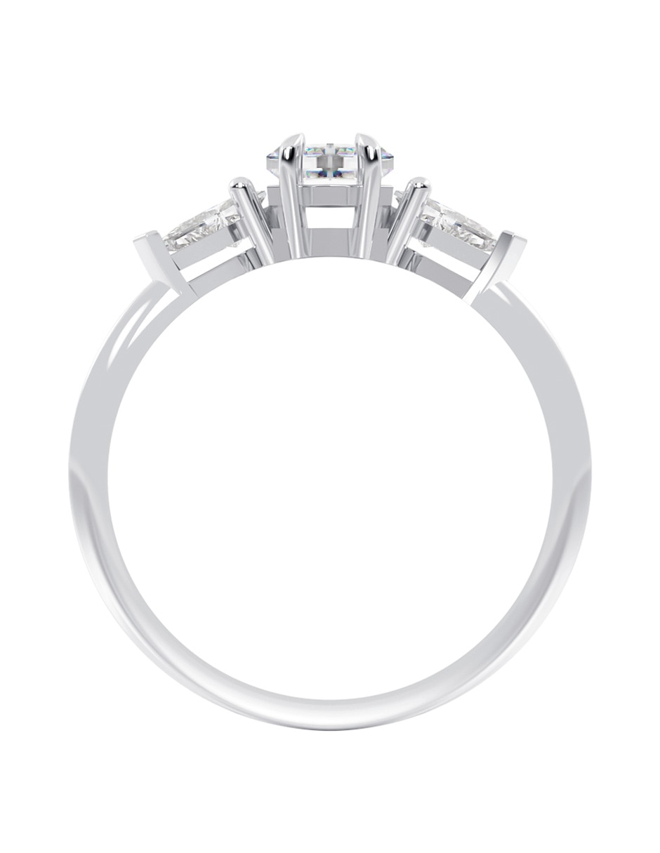 Anillo de compromiso de oro 10 k 3