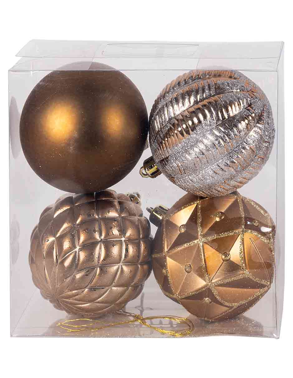 Set de esfera navideña con 8 piezas