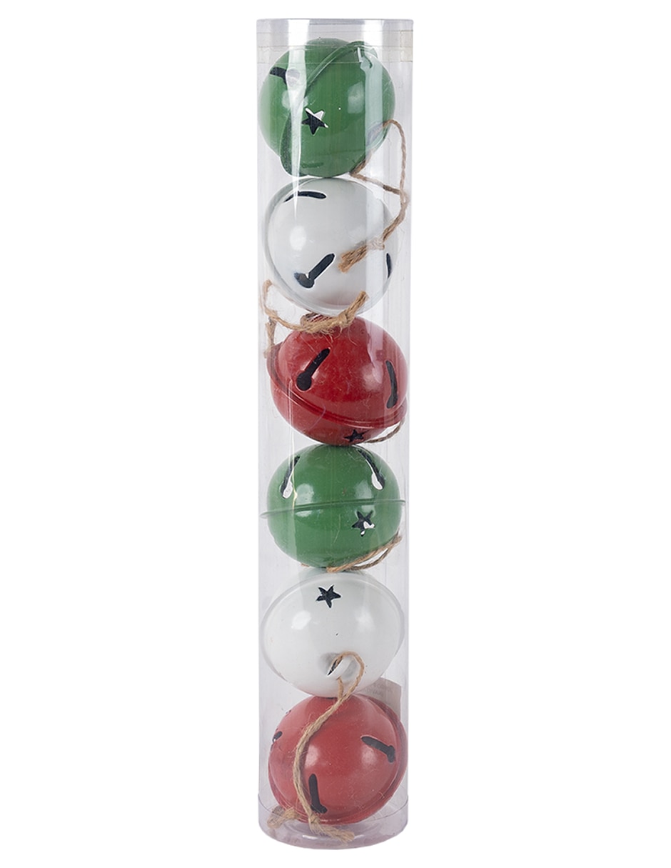 Set de esfera navideña con 6 piezas