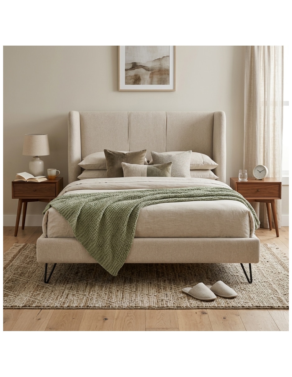 Base para cama hampton de madera 7