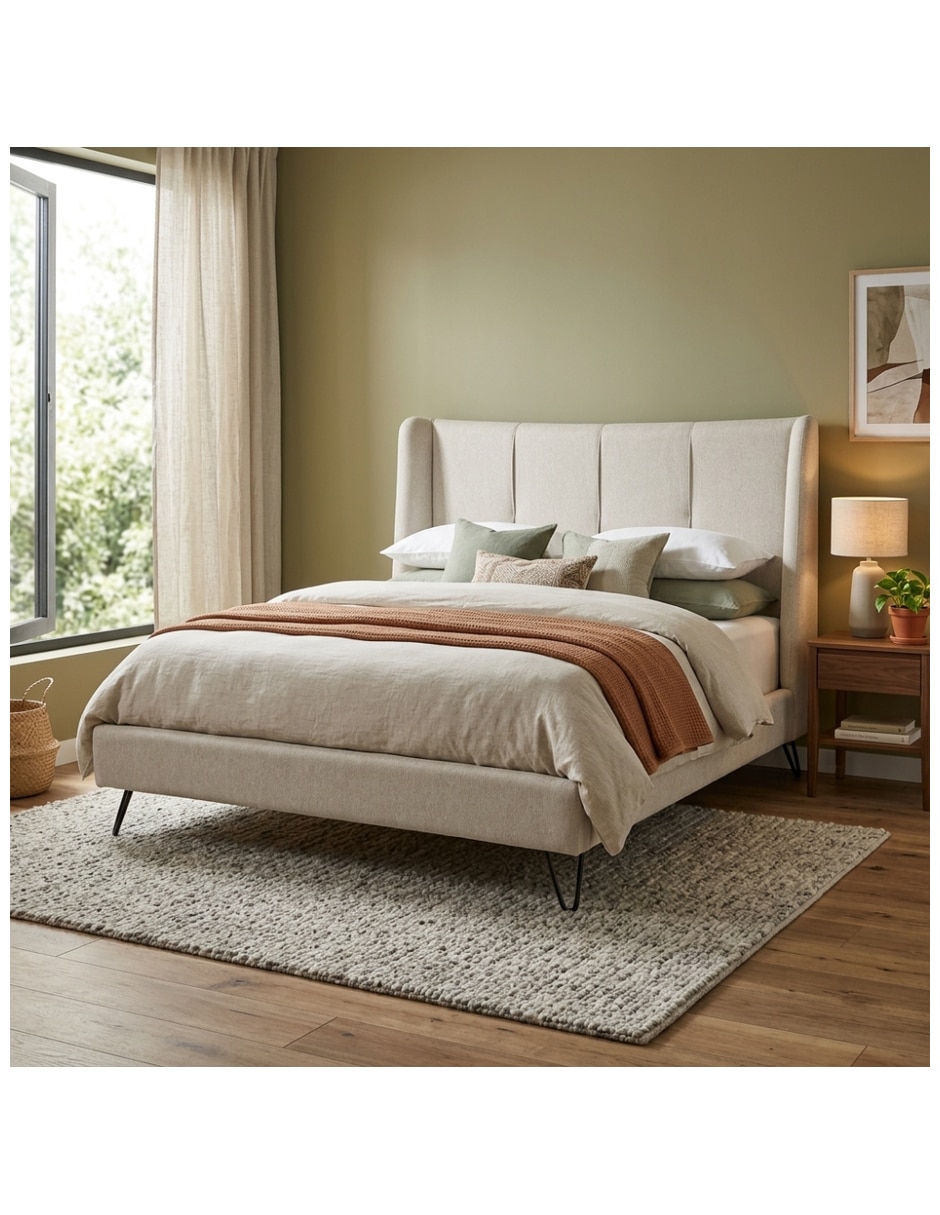 Base para cama hampton de madera 5