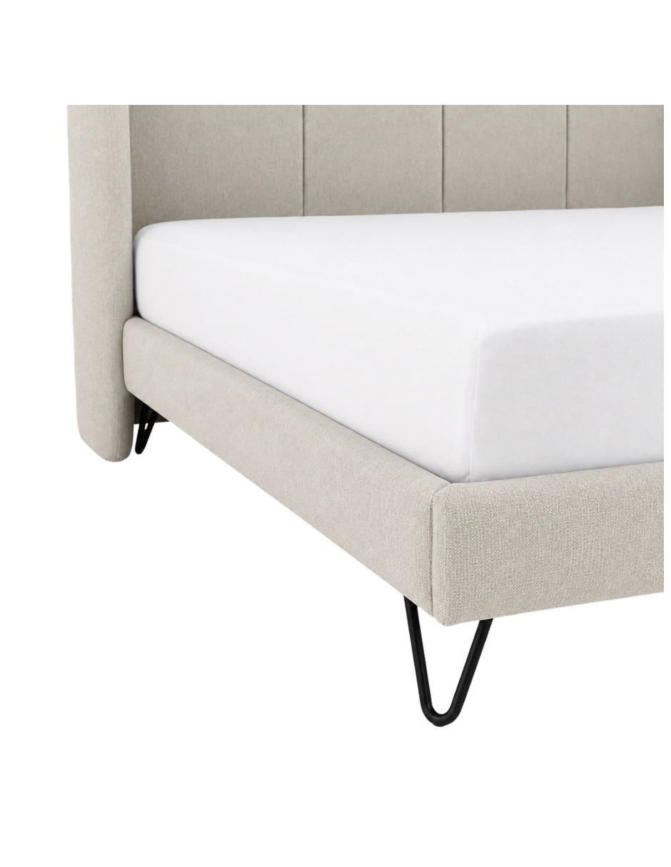 Base para cama hampton de madera 2