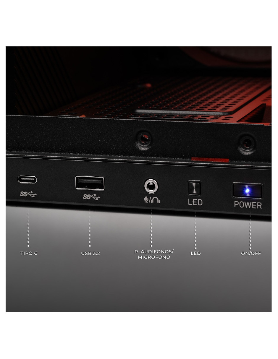 Computadora gamer no incluye monitor amd ryzen 7 nvidia geforce rtx 5060 Ti 16 gb ram 1tb 5