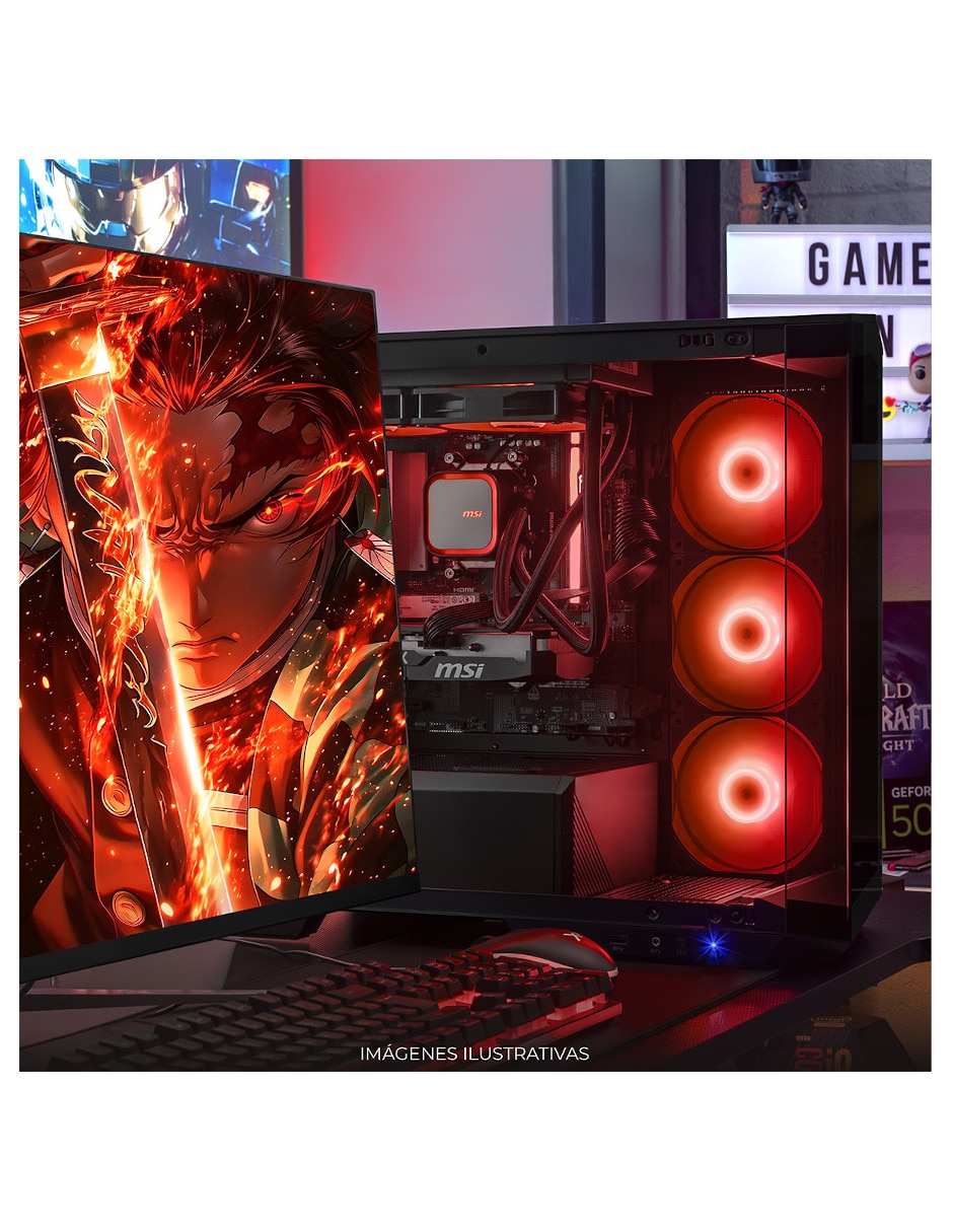 Computadora gamer no incluye monitor amd ryzen 7 nvidia geforce rtx 5060 Ti 16 gb ram 1tb