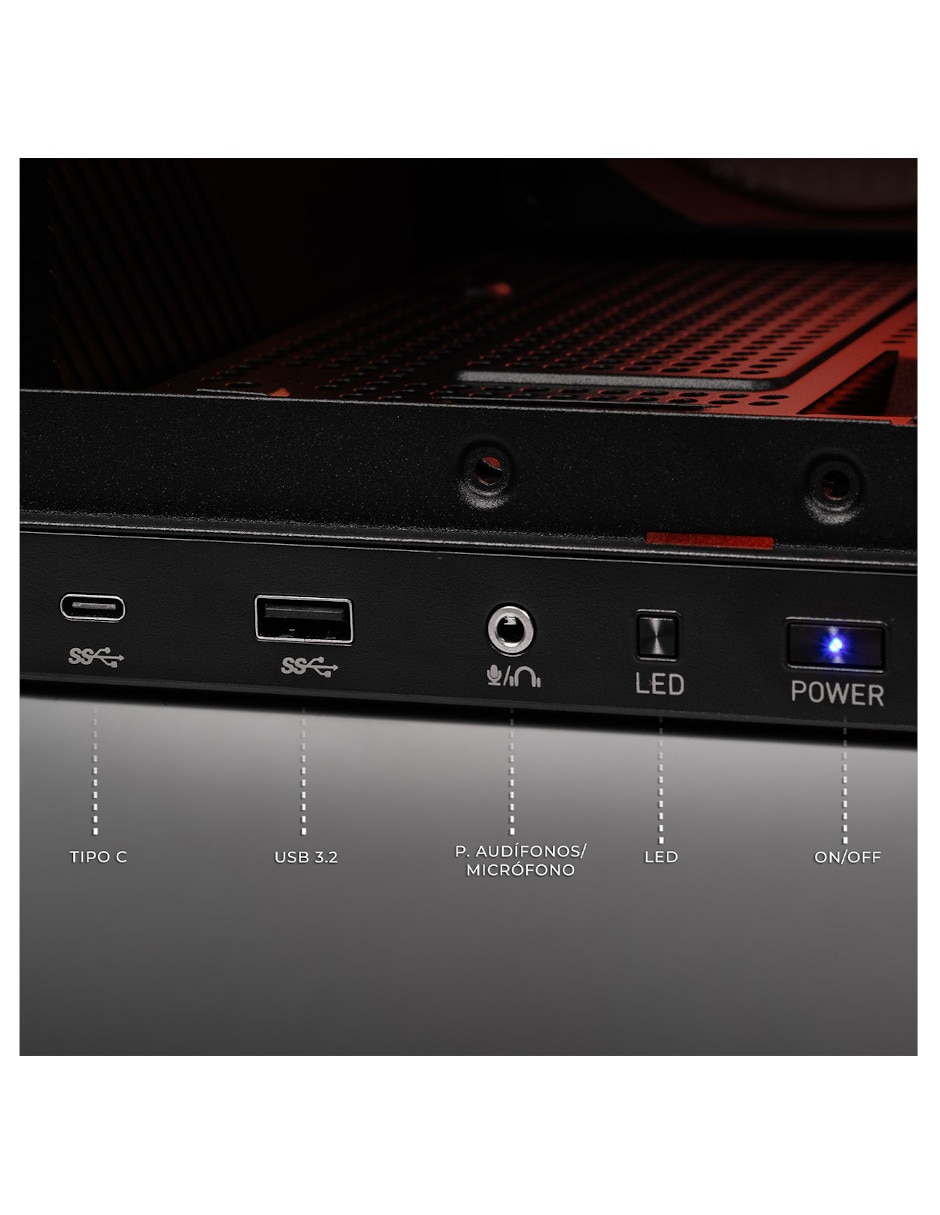Computadora gamer 27 pulgadas full hd amd ryzen 7 nvidia geforce rtx 5060 Ti 16 gb ram 5