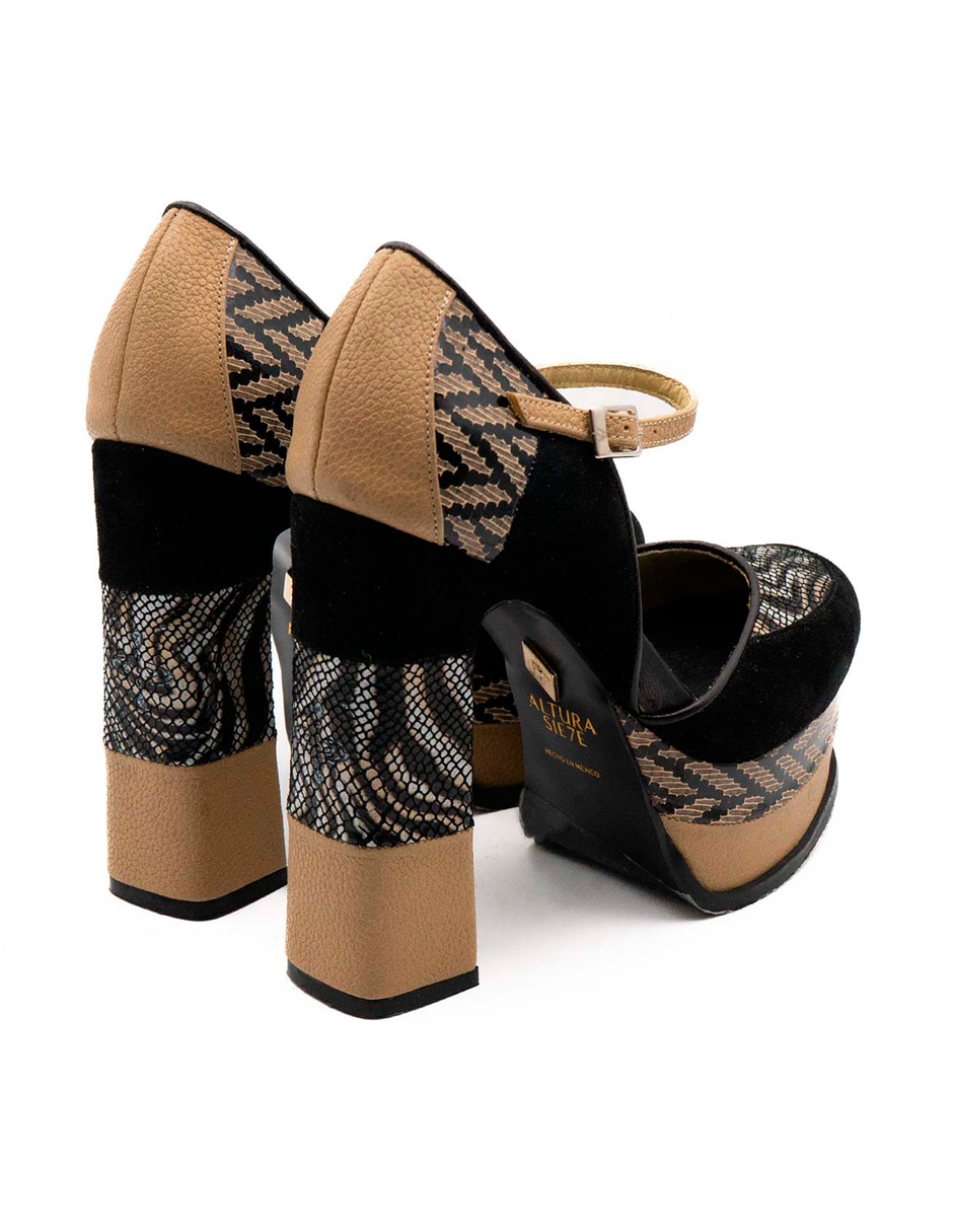 Zapatilla de piel 5